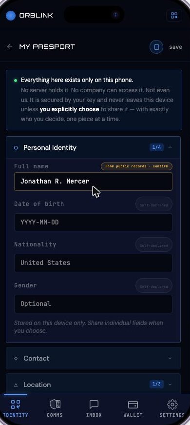 ORBLINK passport